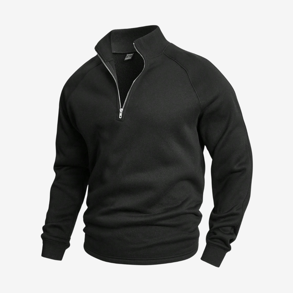 Antonio | Zip-up med halv lynlås